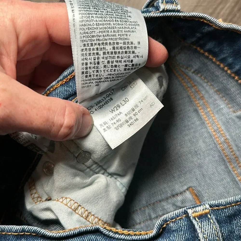 Levi’s 512 Slim Tapered Jeans - 29x26